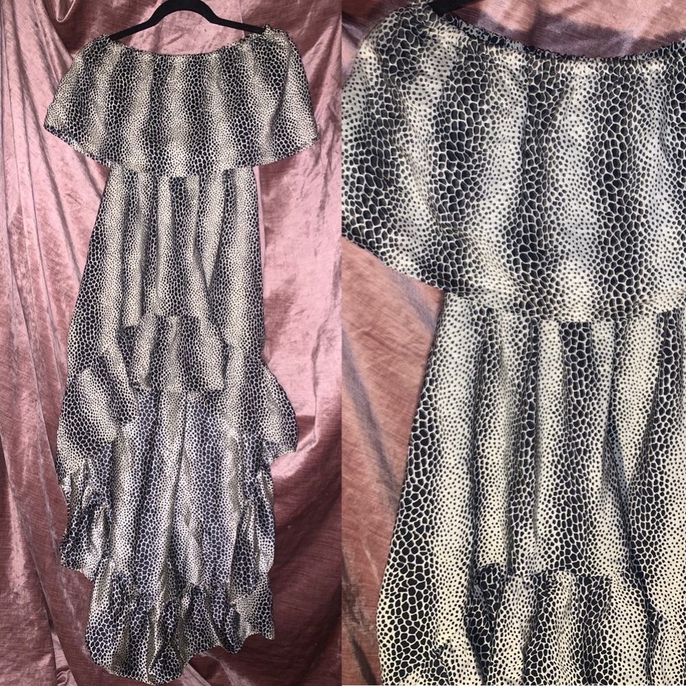 Parker, Hi-low, Animal Prnt, Silk Dress 👁❤️OFFERS